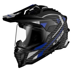 CAPACETE LS2 MX701 CARBONO BLUE